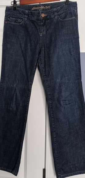 eddie bauer flannel lined jeans